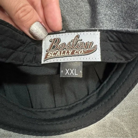 Boston Scally Company Classic Gray Men's 6 Panel Cap Hat, Size XXL - Picture 7 of 9